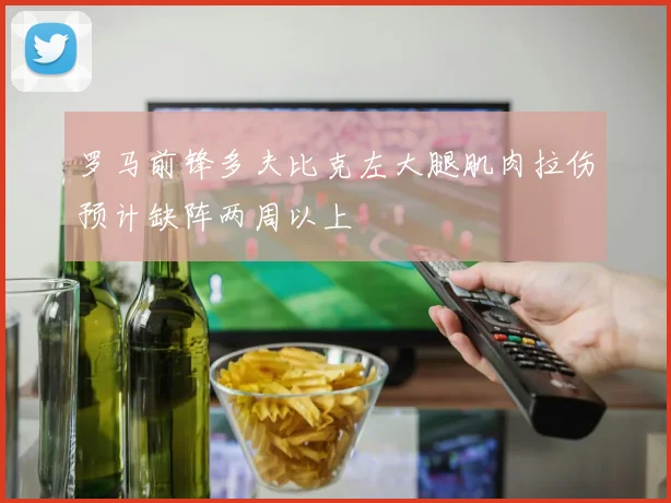 罗马前锋多夫比克左大腿肌肉拉伤预计缺阵两周以上